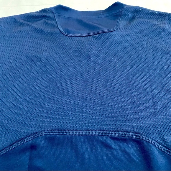 Blue White Nike Dri-Fit Team Athletic Jersey Shirt Large V-Neck Sport Jersey - Picture 6 of 14